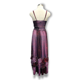 Polyester Printed Long Halter Dress (3087)