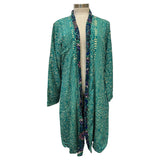 Long Reversible Printed Polyester Jacket (3150)