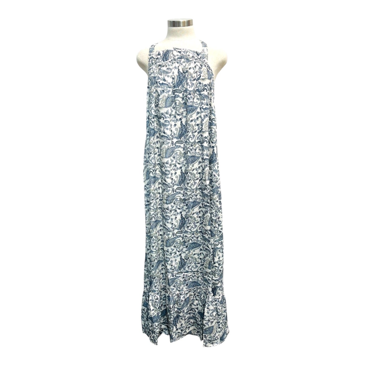 Printed Polyester Long Dress (3497)