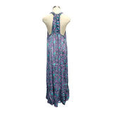 Printed Polyester Long Dress (3497)