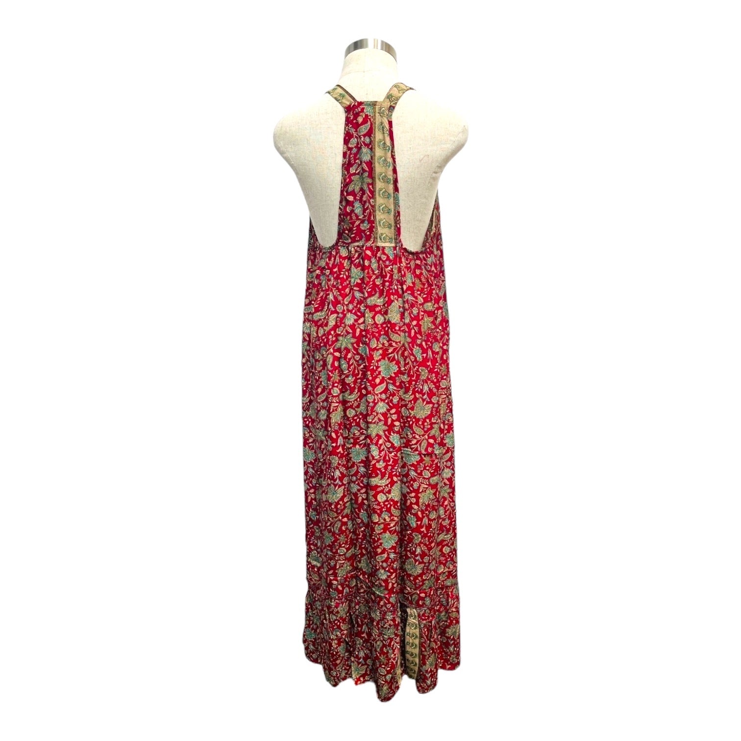 Printed Polyester Long Dress (3497)