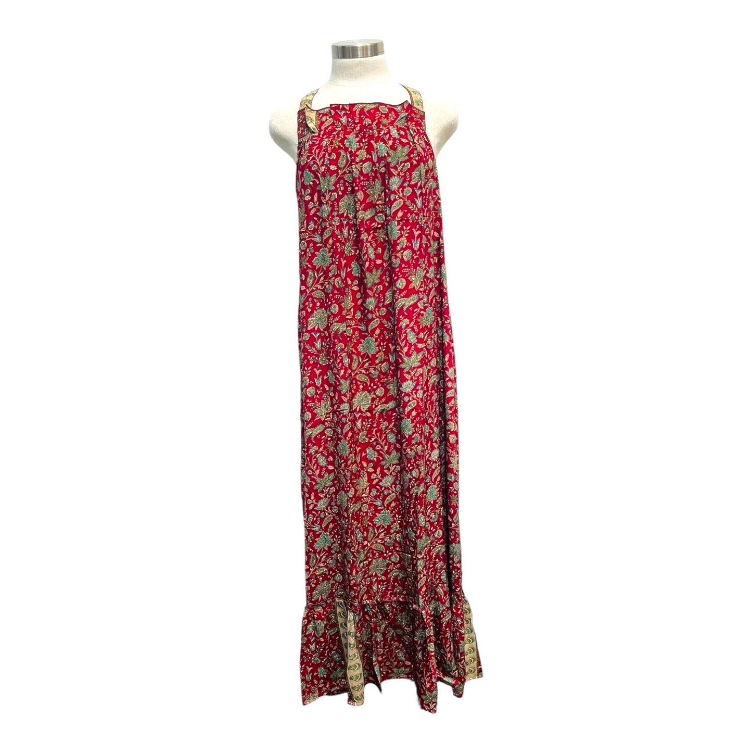 Printed Polyester Long Dress (3497)