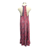 Printed Polyester Long Dress (3497)