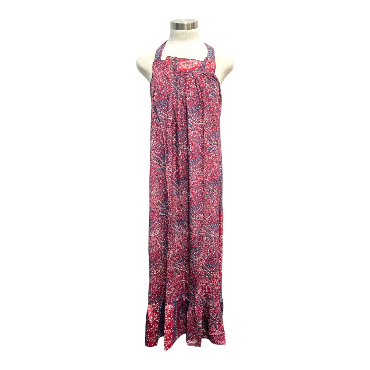 Printed Polyester Long Dress (3497)