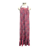 Printed Polyester Long Dress (3497)