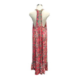 Printed Polyester Long Dress (3497)