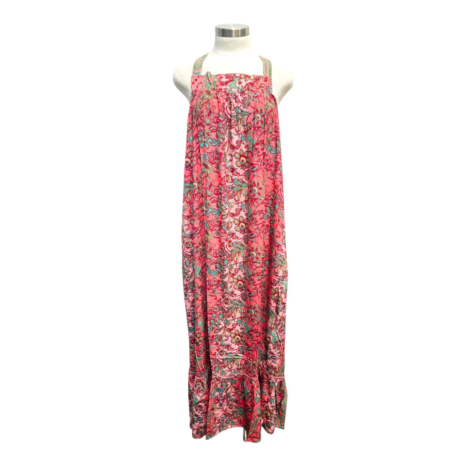 Printed Polyester Long Dress (3497)