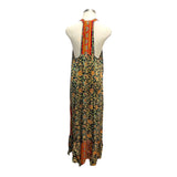 Printed Polyester Long Dress (3497)