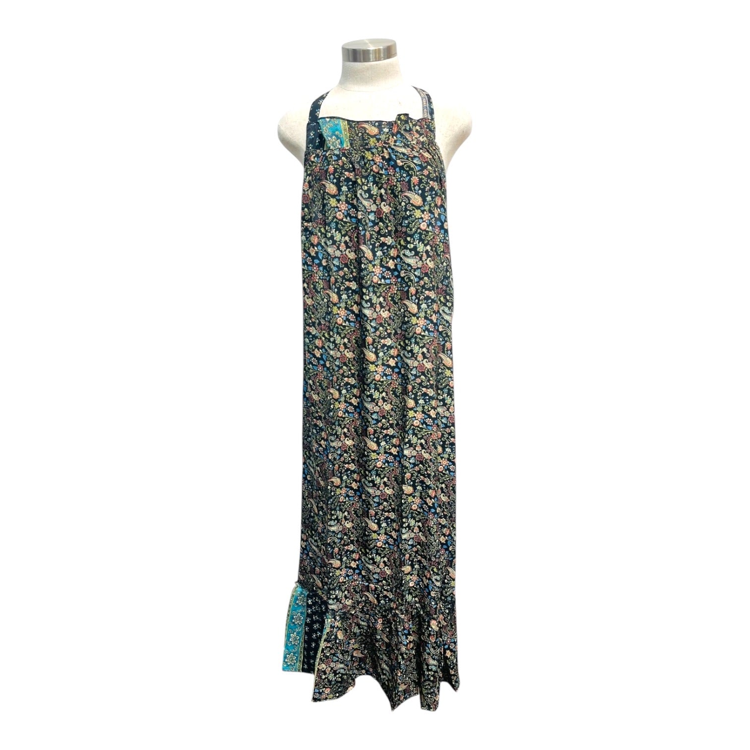 Printed Polyester Long Dress (3497)