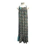 Printed Polyester Long Dress (3497)