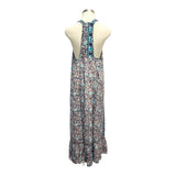 Printed Polyester Long Dress (3497)