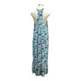 Printed Polyester Long Dress (3497)