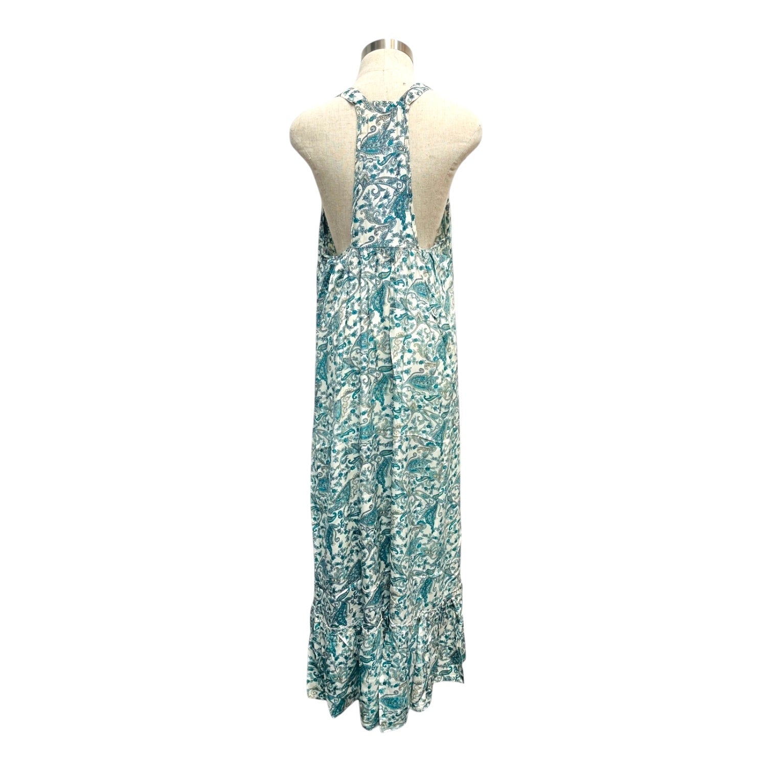 Printed Polyester Long Dress (3497)