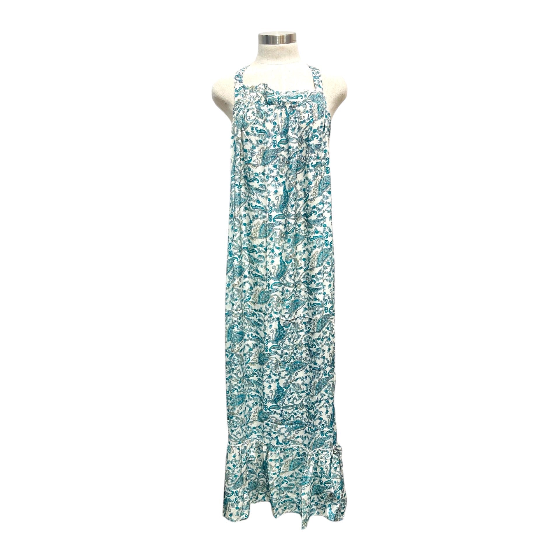 Printed Polyester Long Dress (3497)