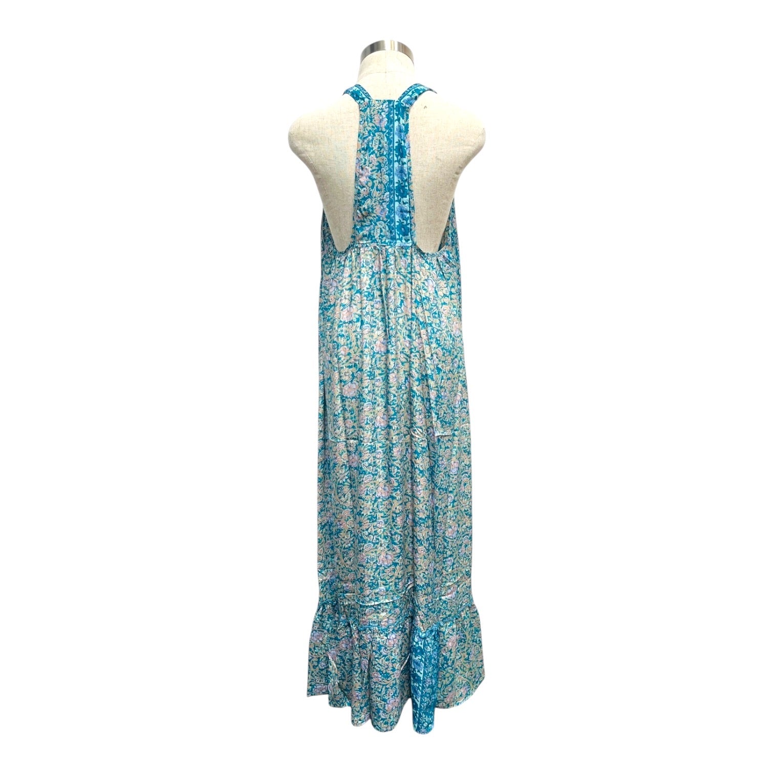 Printed Polyester Long Dress (3497)