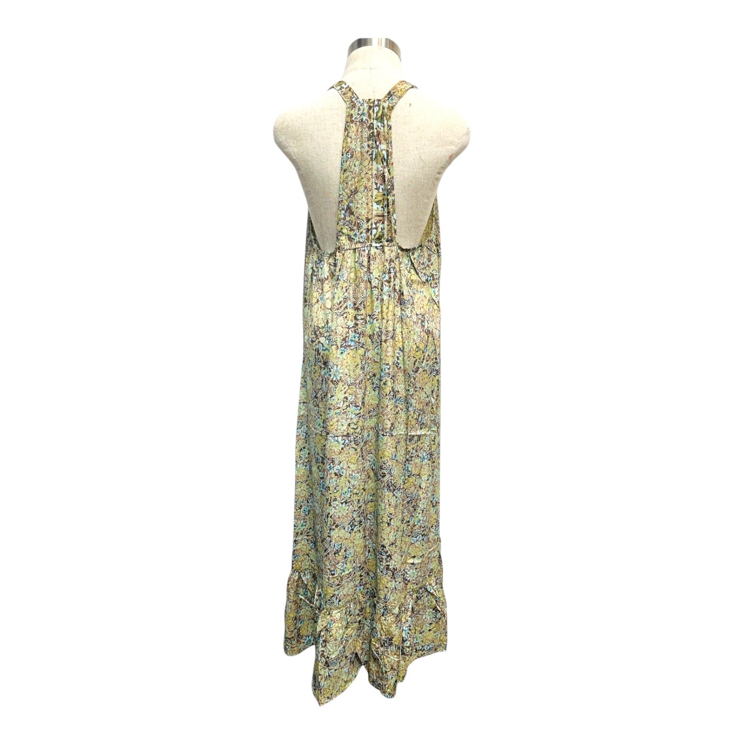 Printed Polyester Long Dress (3497)