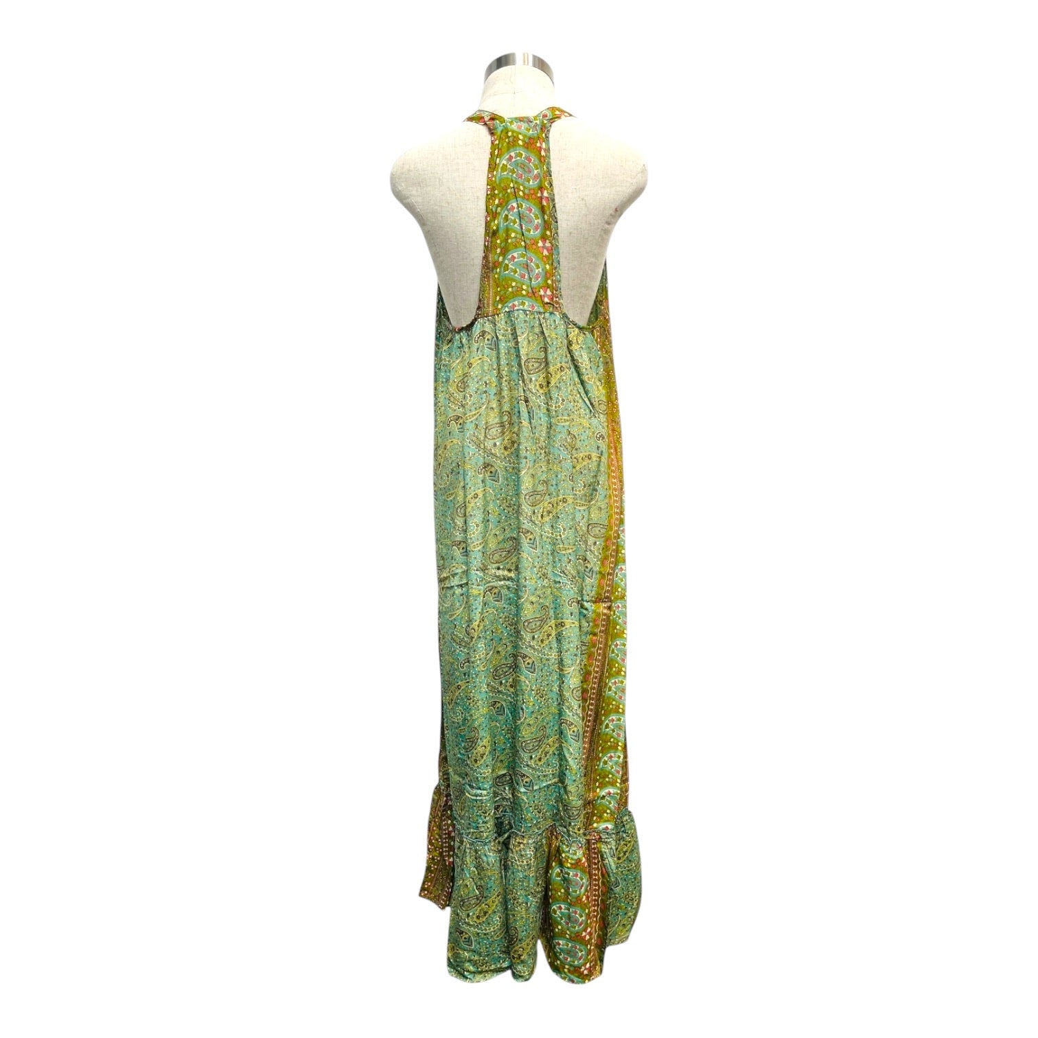 Printed Polyester Long Dress (3497)