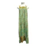 Printed Polyester Long Dress (3497)