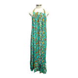 Printed Polyester Long Dress (3497)