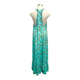 Printed Polyester Long Dress (3497)